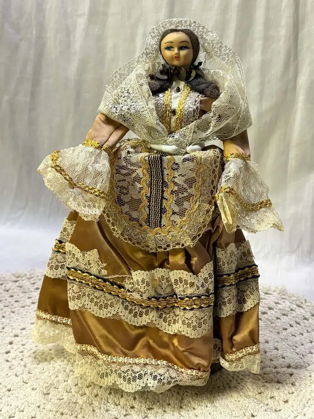 Vintage Hand-Crafted Traditional Folk Costume Doll